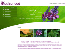 Tablet Screenshot of kudzu.cz